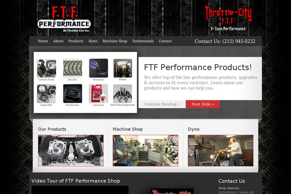 throttlecity.com site used Paradigm