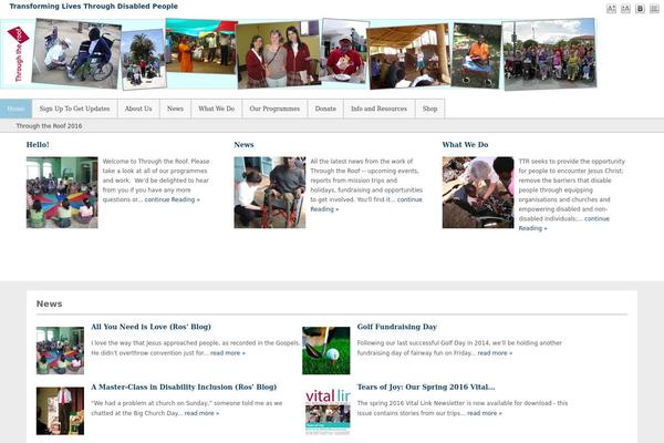 throughtheroof.org site used Ttr