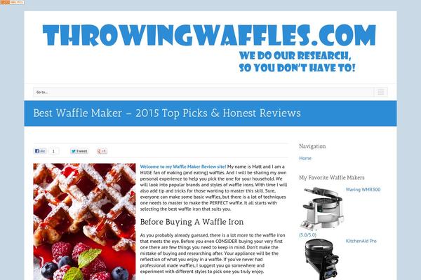 Site using Floating Social Bar plugin