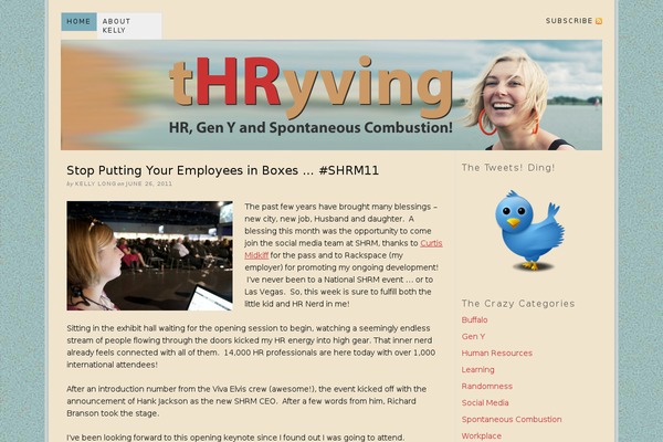 Thesis 1.7 theme site design template sample