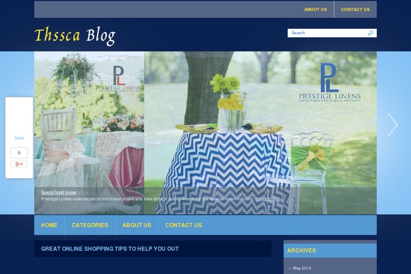 thssca.com site used Travelblog