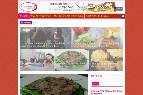 Sahifa theme site design template sample