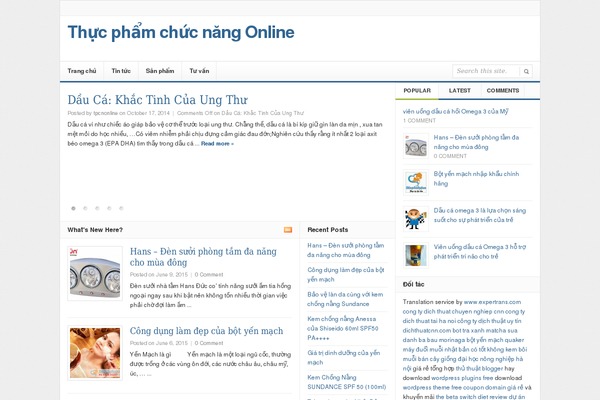 Daily theme site design template sample