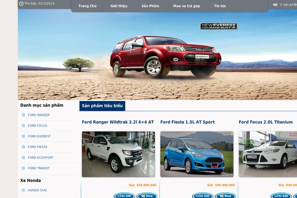 thudoford.com site used Vtheme