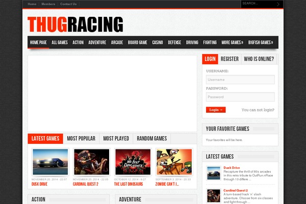 Site using Games-wp-postratings plugin