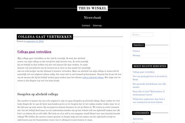 Selma theme site design template sample