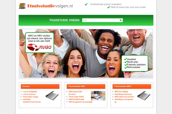 thuisstudievolgen.nl site used Compare
