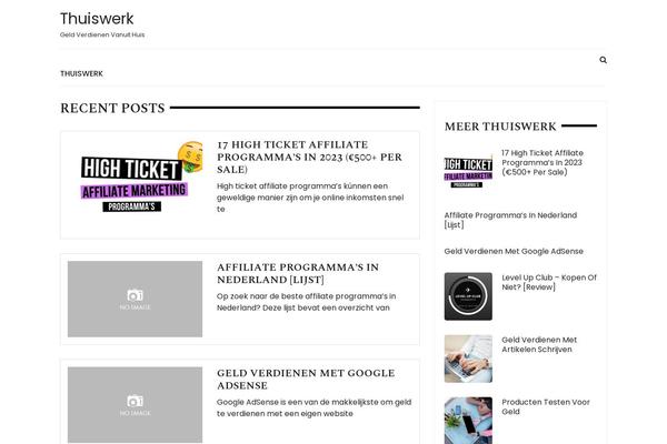 thuiswerk.com site used StyleBlog