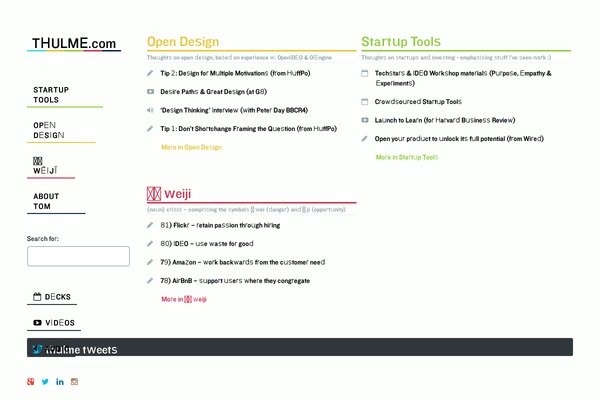 Roots theme site design template sample