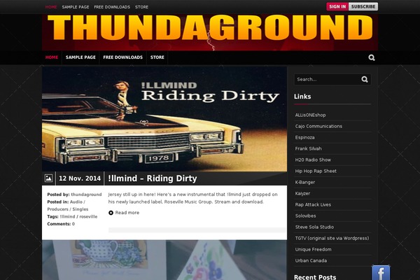 Strings theme site design template sample