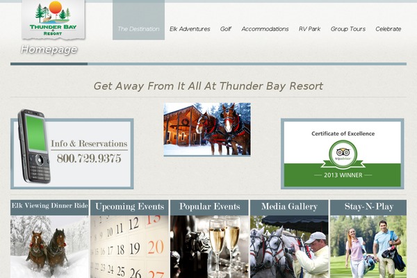 White Rock theme site design template sample