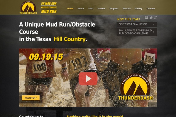 Crunchy theme site design template sample