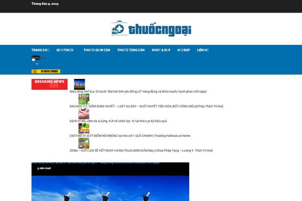 ChromeNews theme site design template sample