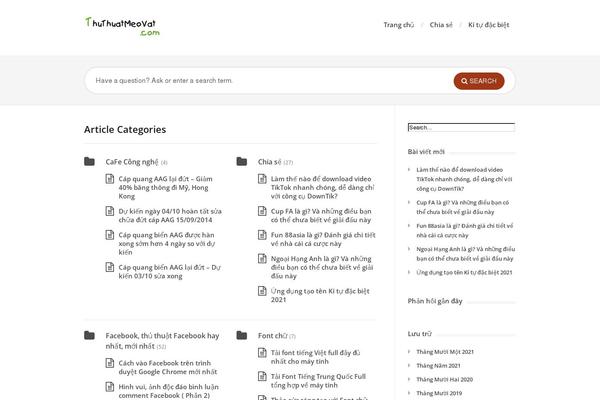 thuthuatmeovat.com site used KnowHow