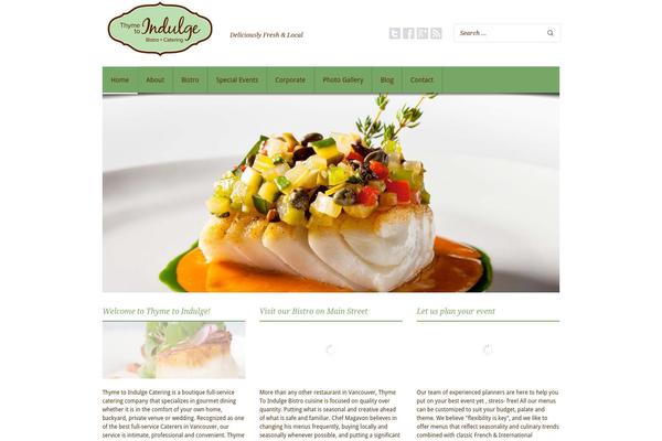 Gusteau theme site design template sample