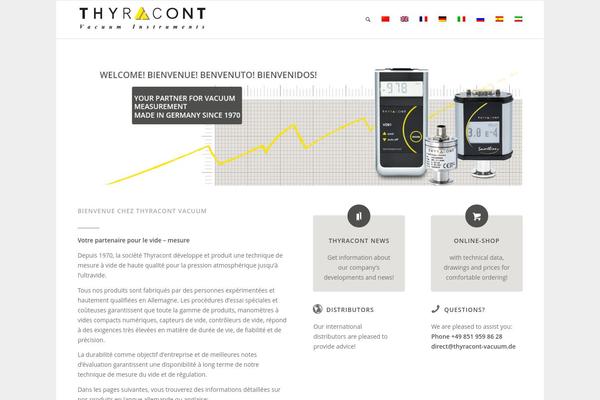 thyracont.fr site used Thyracont