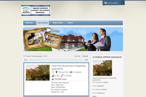 Denali theme site design template sample