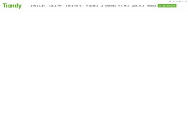 tiandy.pl site used Tiandy2