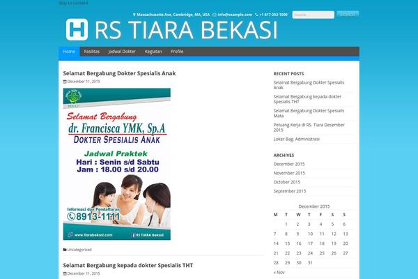 Merlin theme site design template sample