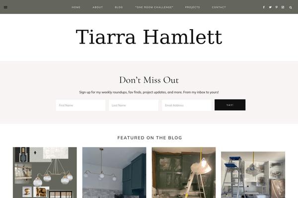 tiarrahamlett.com site used Mia-theme.1.2