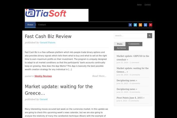 Thesis theme site design template sample