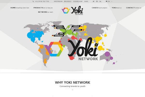 Starry theme site design template sample