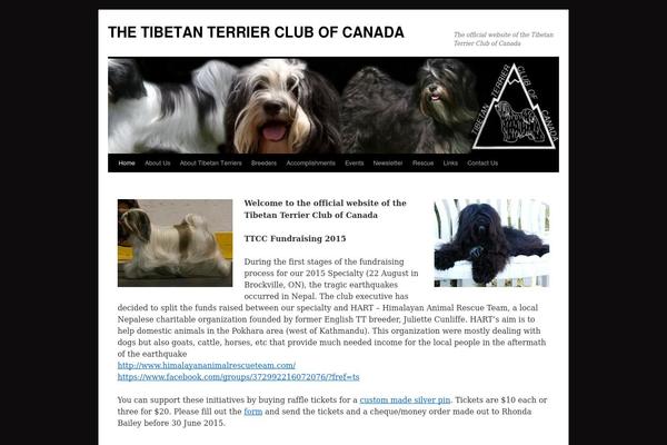 Twenty Ten theme site design template sample