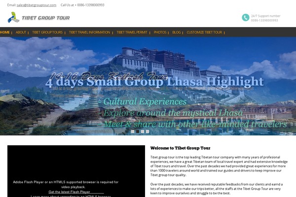 BookYourTravel theme site design template sample