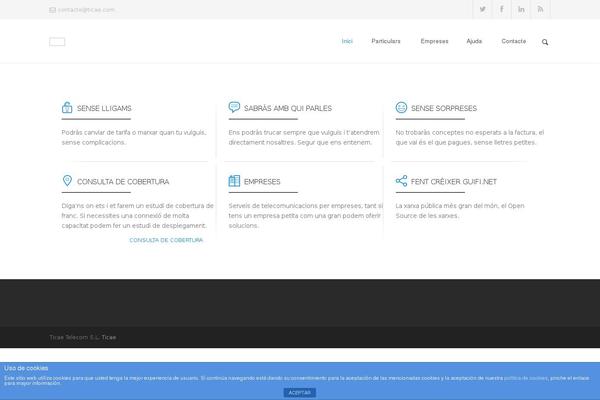 Durus theme site design template sample
