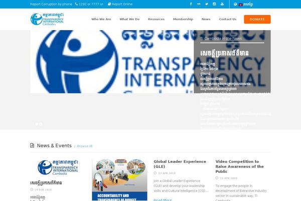 Charityhub theme site design template sample