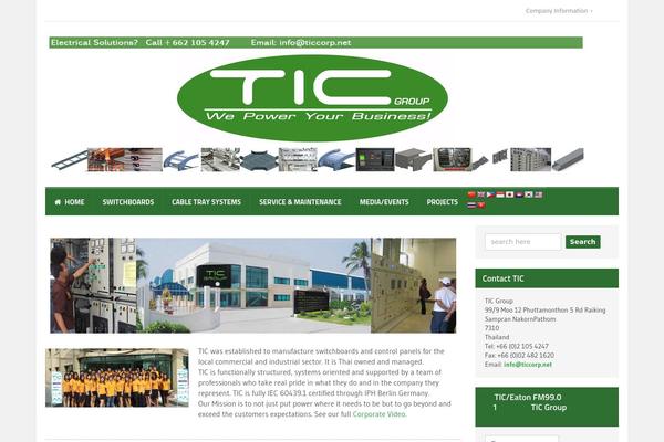 Quadrum theme site design template sample