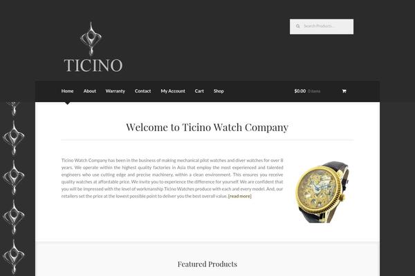 Boutique theme site design template sample