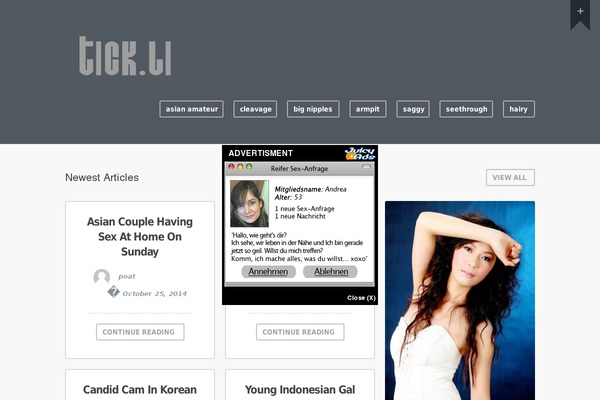 WordPress website example screenshot