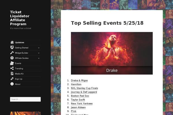 Site using AwesomePress plugin