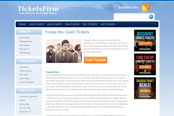 Blue3 theme site design template sample
