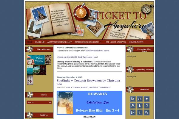 Site using Ultimate-book-blogger plugin