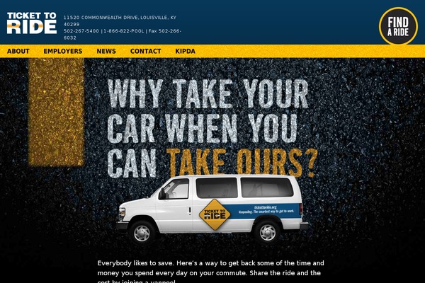 tickettoride.org site used Ttr