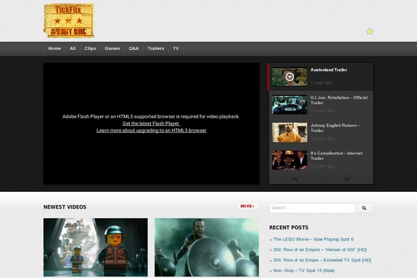 deTube theme site design template sample