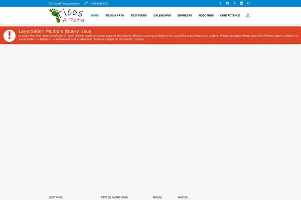 Site using Cmsmasters-content-composer plugin