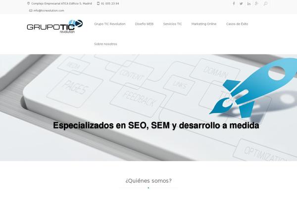 Xenia theme site design template sample