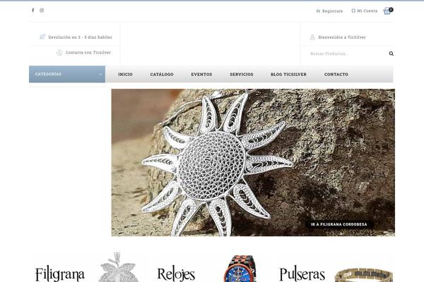 ticsilver.com site used Messy