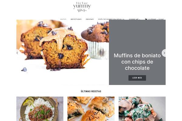 Foodica theme site design template sample