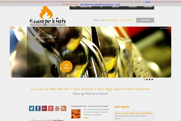 Feast theme site design template sample