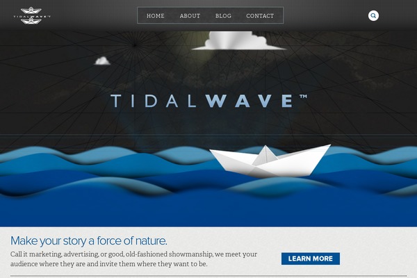 tidalwave theme websites examples
