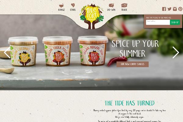 tidefordorganics.com site used Tideford