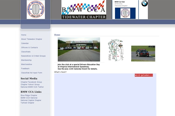 Blueline theme site design template sample