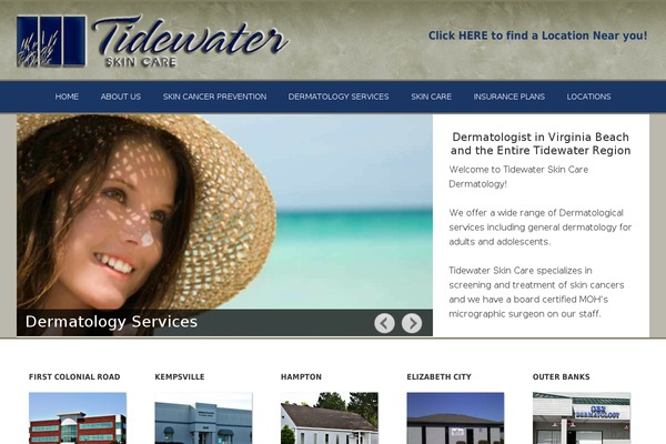tidewaterskincare.com site used Forefrontderm