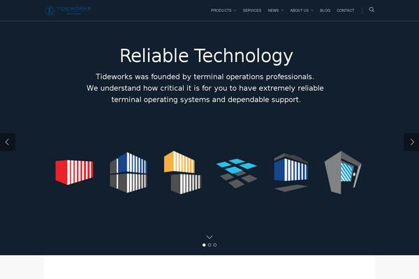 Site using Cool Timeline plugin