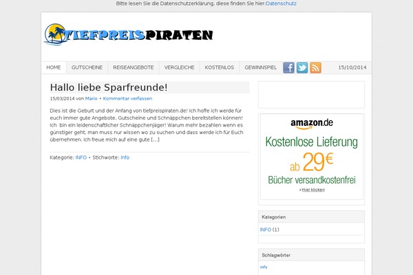 Site using Genesis Widgetized Footer plugin
