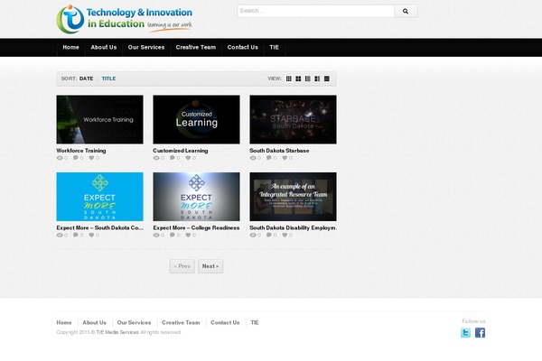 deTube theme site design template sample